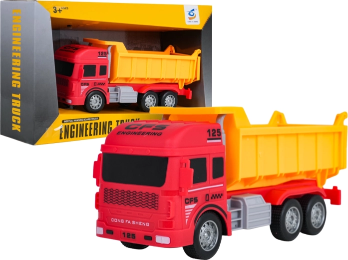 Grande camion ribaltabile rosso per bambini