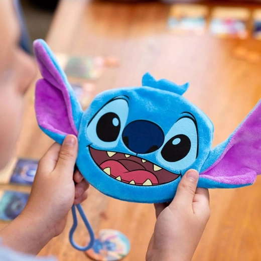 Sacchettino di peluche e gettone Stitch itinerante nella confezione