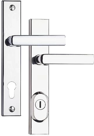 Maniglia di sicurezza R4 per porte, interasse 90 mm, acciaio inox cromato
