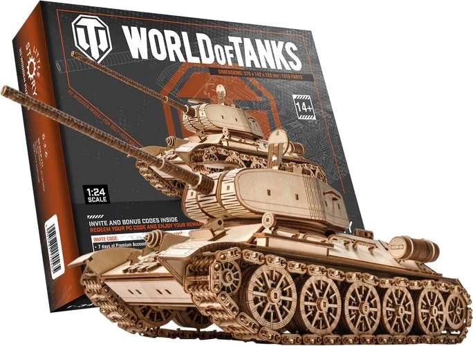Little Story puzzle 3D in legno World of Tanks T-34-85