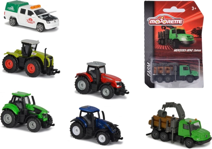 Veicolo agricolo in metallo Majorette da 7 cm - 1 pezzo