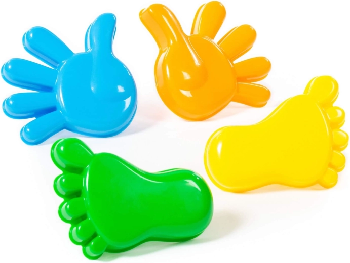 Impronte creative di mani e piedi