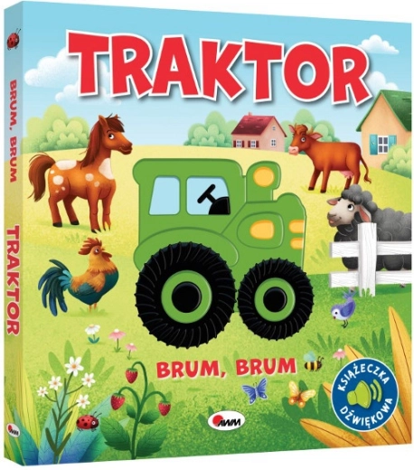 Brum Brum trattore – libro sensoriale con suoni per bambini