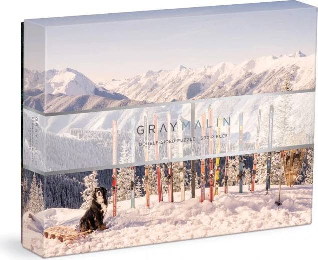 Puzzle double-face Vacanze invernali 500 pezzi GRAY MALIN