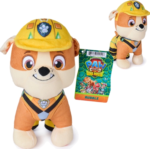 Peluche Paw Patrol Rubble film Dino 20 cm