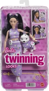Barbie look coordinato bambola e cagnolino con accessori