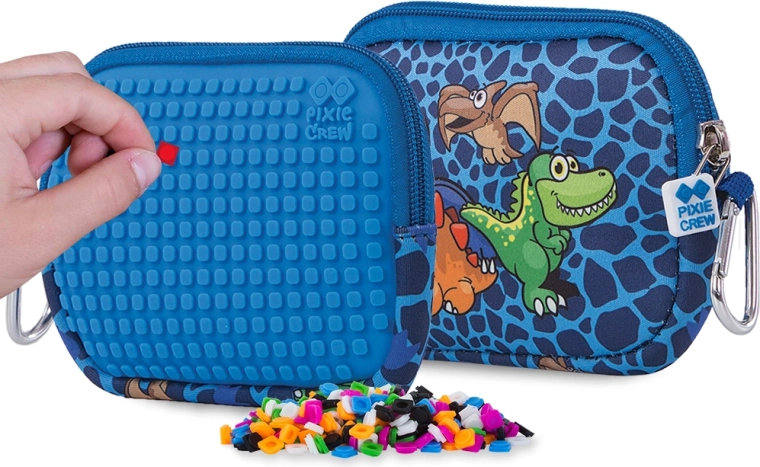 Astuccio universale Pixie Crew Dino blu
