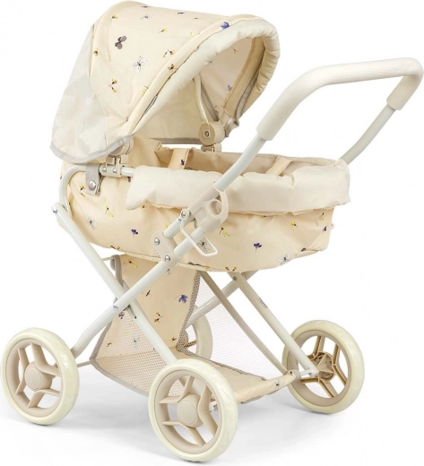 Passeggino per bambole Milly Mally Alice Nature con gondola estraibile