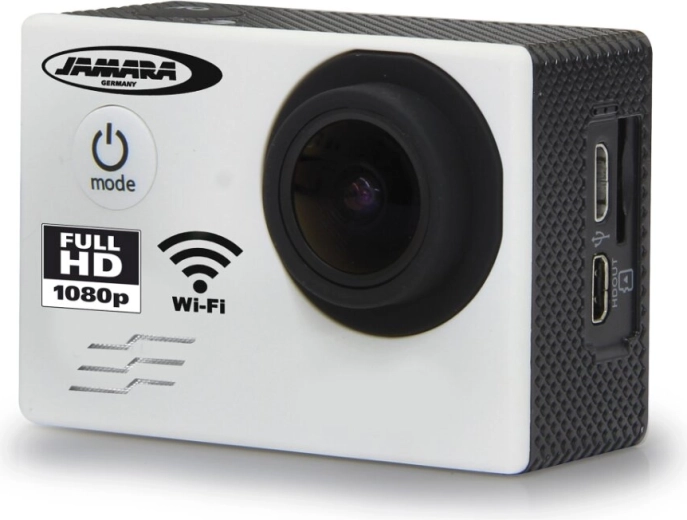 Action camera Jamara Camara Full HD Pro WiFi V2 bianca