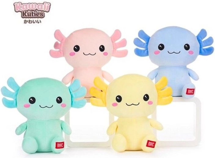 Axolotl di peluche Kawaii Kuties 24 cm