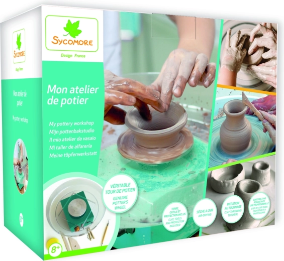 Lovely Box laboratorio di ceramica per bambini con tornio