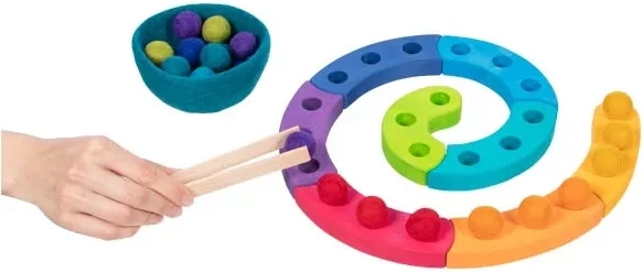 Ordinamento dei colori con le pinze