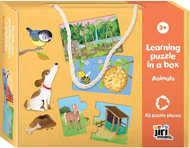 Puzzle in scatola – animaletti per bambini in età prescolare