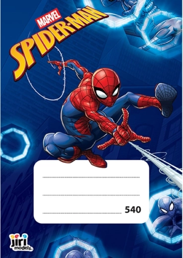 Quaderno scolastico A5 Spiderman 540 senza righe (40 fogli)
