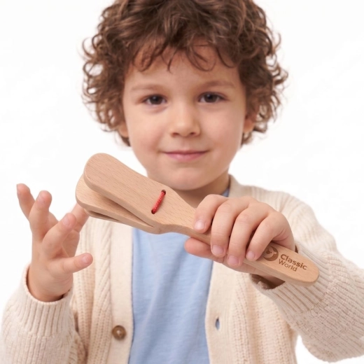 Nacchere di legno per bambini Classic World