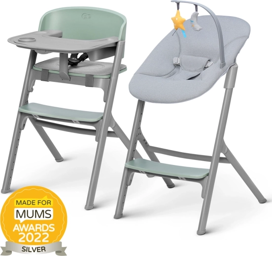 Kinderkraft Select set seggiolone Livy Olive Green + sdraietta Calmee
