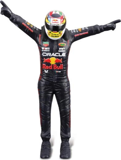 Figurina del pilota per un’esposizione dinamica