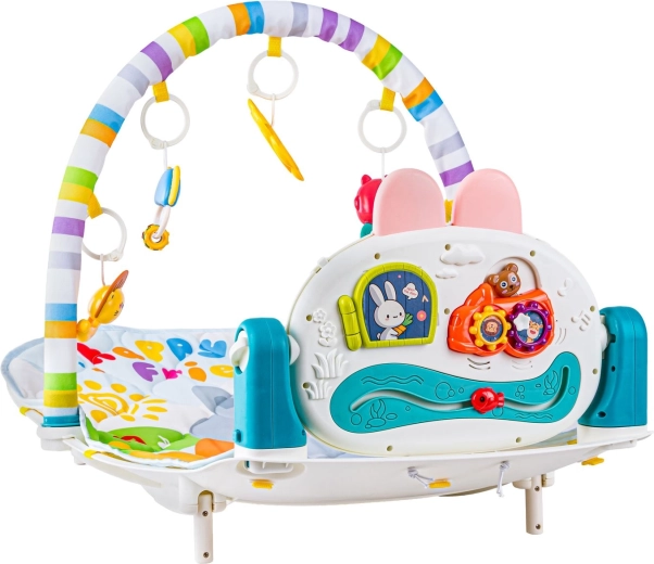 Pannello musicale con mini piano, gioco di prontezza e proiettore