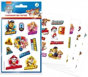 Tatuaggi temporanei PAW PATROL – 4 fogli