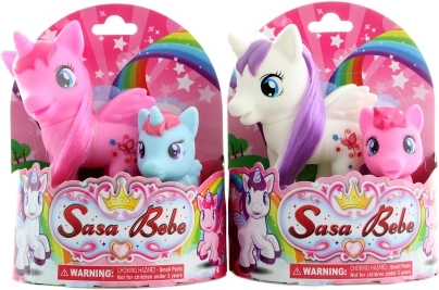 Set unicorno e pony con criniera da pettinare