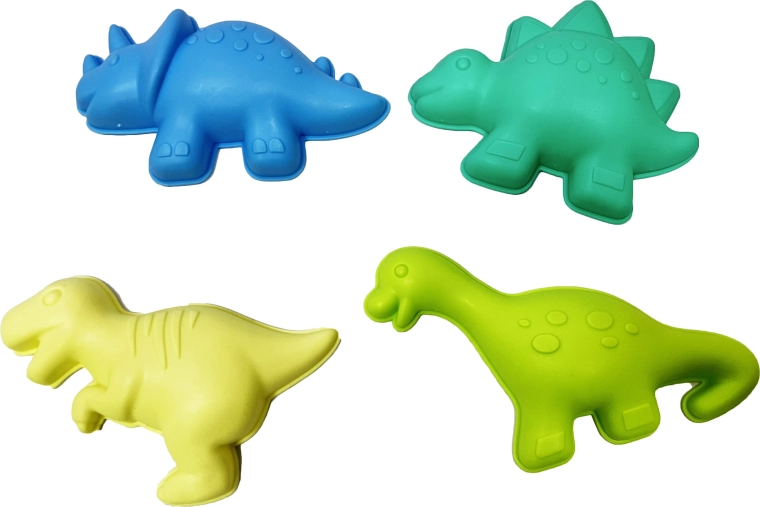 Formine di dinosauri per un gioco creativo