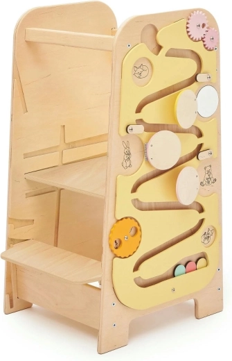 BusyKids torre di apprendimento regolabile Play 5in1 75 cm