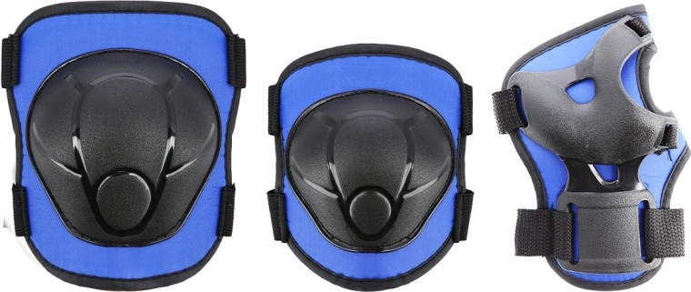 Set di protezioni per pattinaggio NILS EXTREME H110, blu scuro – M