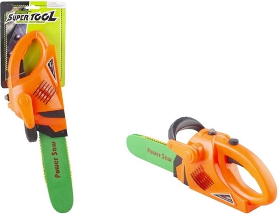 Motosega giocattolo per bambini a batteria con luce e suono