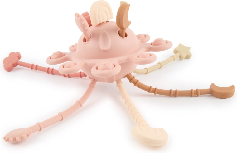 Gioco motorio in silicone Bieco con attività dreamy rose