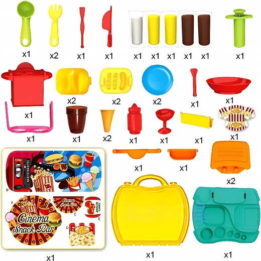 Set creativo composto da 35 pezzi