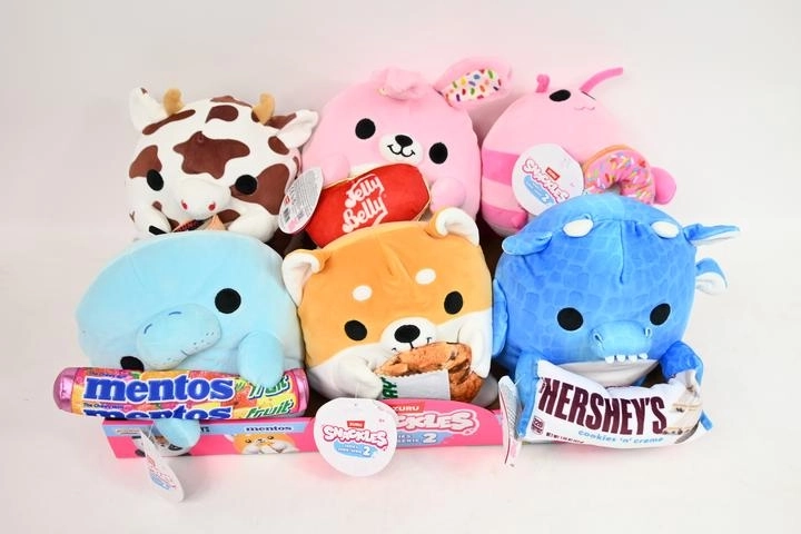 Peluche ZURU Snackles 20 cm – animaletto con il suo snack preferito (serie 2)