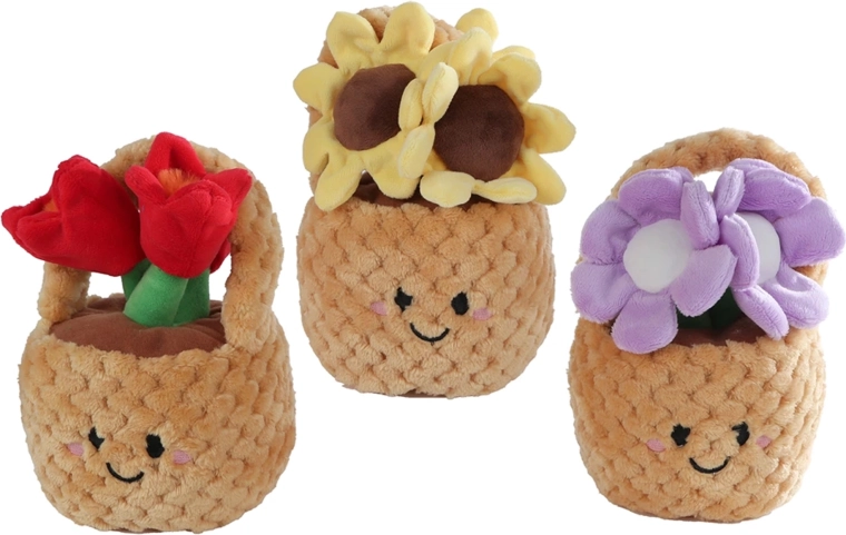 Tre allegre varianti floreali