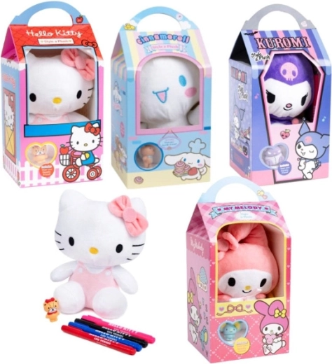 Hello Kitty Style A peluche da colorare