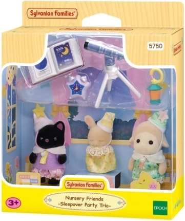 Sylvanian Families festa in pigiama con i bebè