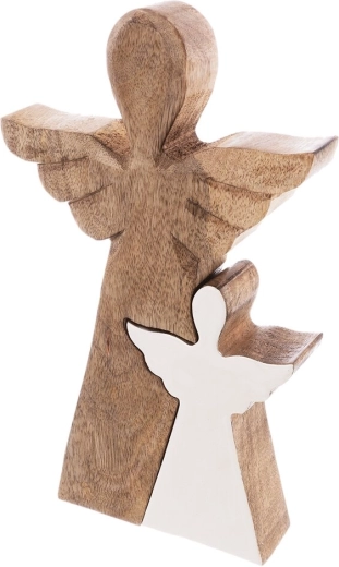Legno naturale con un contrasto delicato