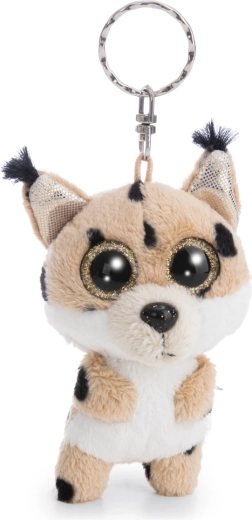 Nici Glubschis portachiavi in peluche lince Lenzo 9 cm - 1 pezzo
