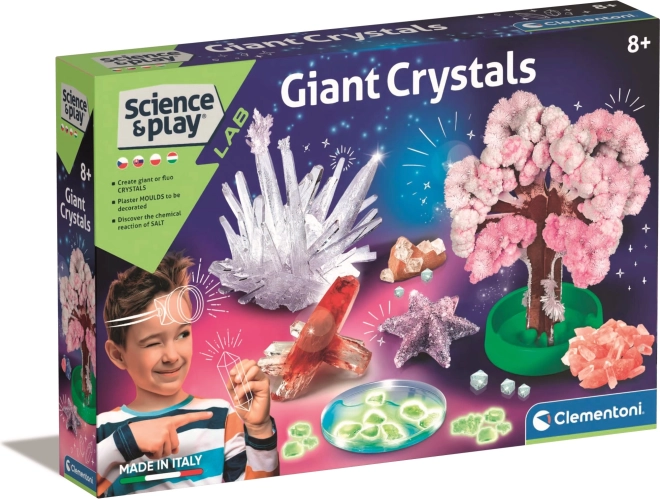 CLEMENTONI Science&Play Laboratorio: Mega cristalli luminosi