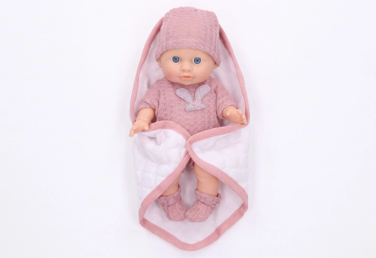 Bambolina avvolta in una coperta 20 cm