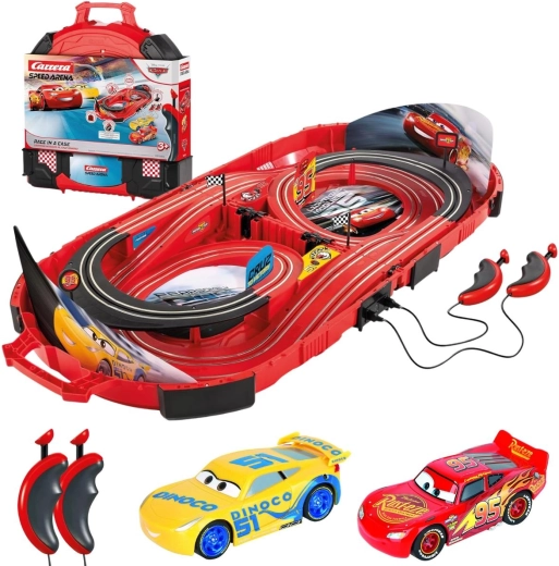 Carrera Speed Arena Disney Pixar Cars pista da corsa in valigetta