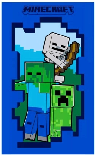 Asciugamano Minecraft - 1 pezzo
