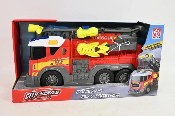 Camion dei pompieri con luci e suoni in scatola