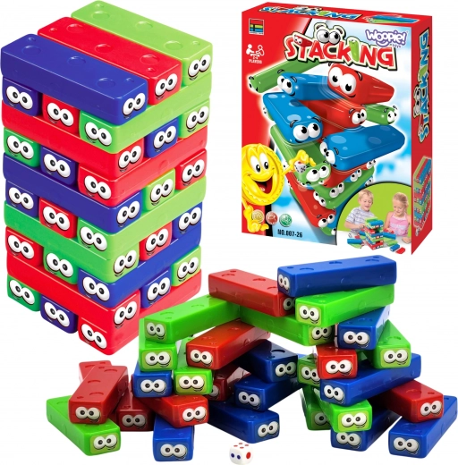 WOOPIE Torre Instabile – gioco di abilità per bambini dai 4 anni