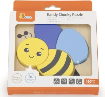 Puzzle in legno a incastro Ape per i più piccoli