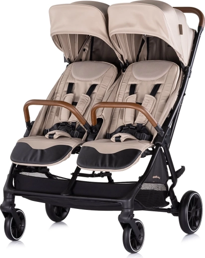Passeggino sportivo doppio Chipolino Twinity Tiramisu