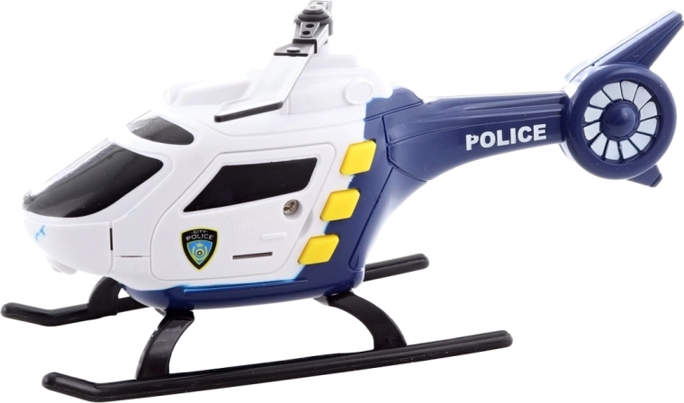 Elicottero della polizia incluso nel set