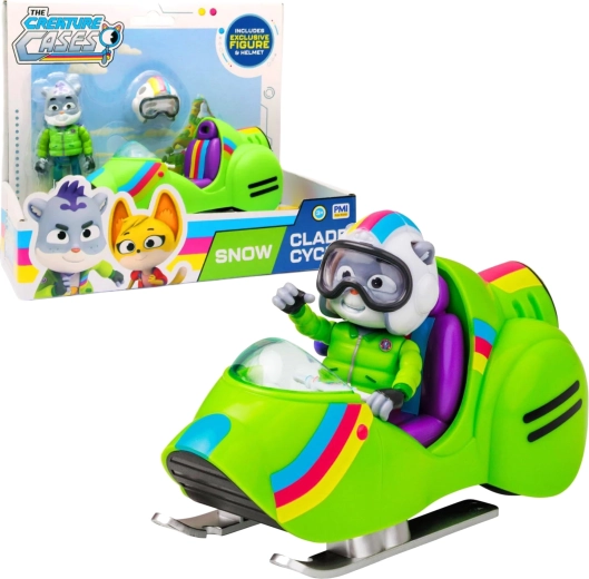 PMI The Creature Cases Zwierzęce Zagadki figurina Sam Snow e motocicletta da neve