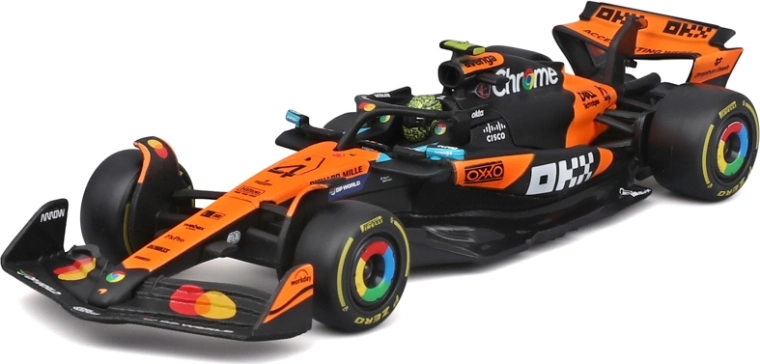Bburago McLaren F1 MCL39 (2025) Lando Norris 1:43 in box decorativo