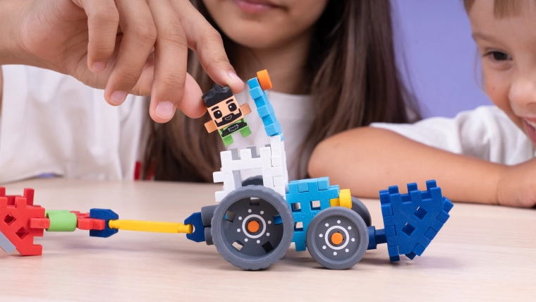 Minifigure del contadino per il role-play