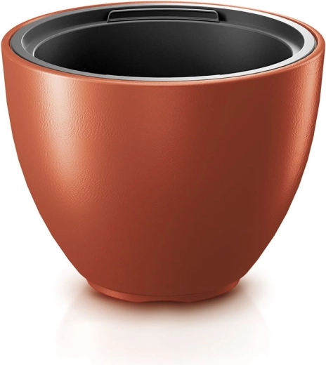 vaso con inserto HEOS 46,9 cm color rame