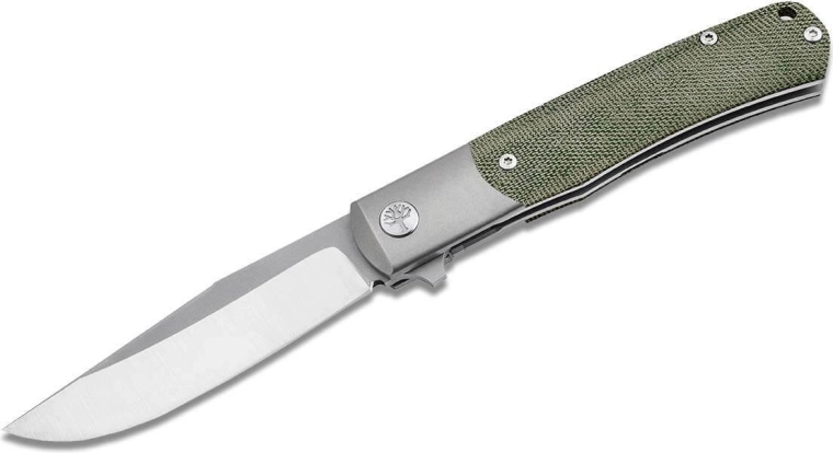 Böker Manufaktur Solingen Trapper TRPPR micarta coltello tascabile pieghevole 8,2 cm verde